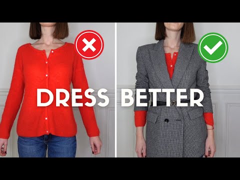 HOW TO DRESS BETTER EVERYDAY - frumpy to chic