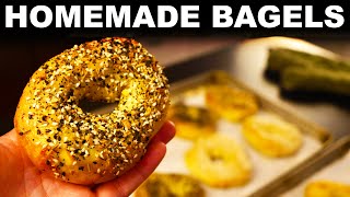 Homemade bagels | boiled New York / Montreal style hybrid