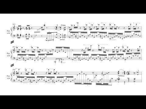 Nikolai Kapustin - Piano Concerto No. 5, Op. 72 (1993) [Score-Video]