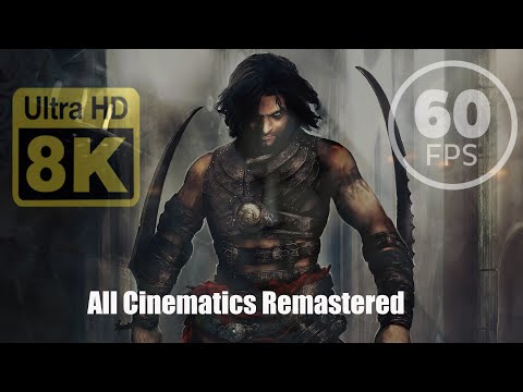 Prince of Persia: Warrior Within all cutscenes 8k 60 FPS (Remastered with Neural Network AI)