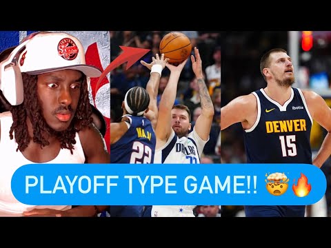 Reacting To Mavs Vs Nuggets Highlights (HEATED GAME!!)