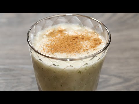 Easy in 3 minutes! How to make ginger herb smoothie