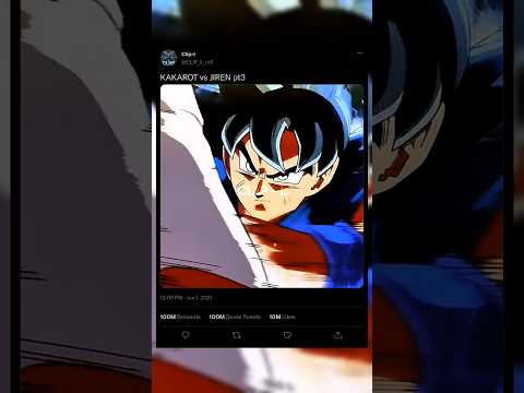 KAKAROT vs JIREN pt3 #trend #anime #fypviral #goku #goku