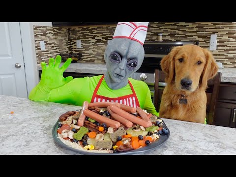 Alien Makes Pizza For My Puppy