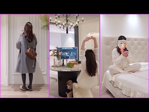 [Eng Sub] Evening Time Selfcare Care Routine🎀 | Restocking & Making Healthy Breakfast✨