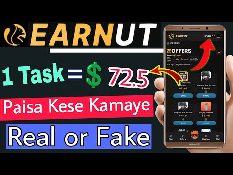 Free $72 USDT Earnut App🤑, Earnut App Money Withdrawal Proof || Earnut App Real Or Fake