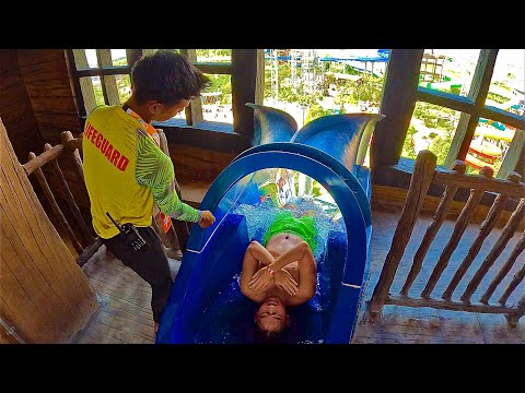 Insanely Fast Body Slide at SplashMania Waterpark