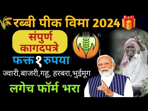 रब्बी पीक विमा योजना #पीकविमा #pikvima #सरकारी_अनुदान #pikvima2024 #पिकविमा2024 #government_scheme