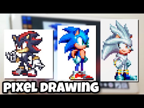 Sonic, Shadow & Silver - Pixel Art Compilation