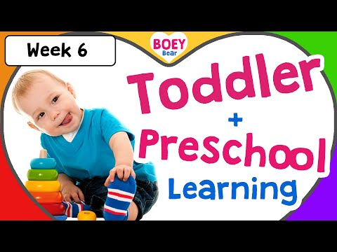 Toddler Learning Video - ABC, Numbers, Shapes + more (to learn at home!)