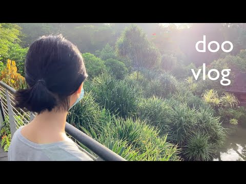 [doo vlog] 🌳🌳To be with Nature | Singapore Botanic Gardens | Einspänner coffee | Tteokbokki | 日常生活