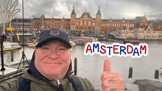 My first day away from the uk Amsterdam