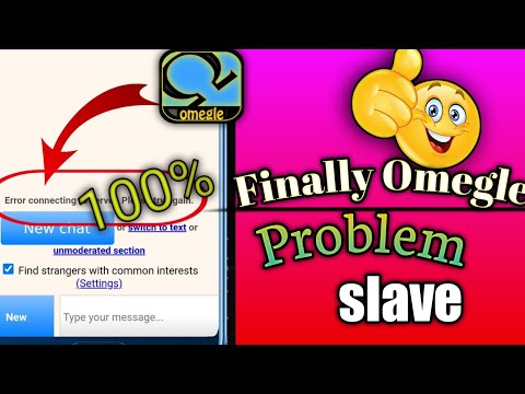 How to Fix Omegle problem slave|  Omegle technical error server problem  #techtushar#omegle