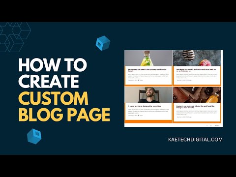 How to create a custom blog page for your blog posts using Elementor