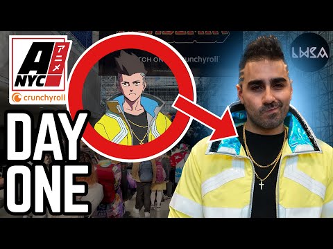 Anime NYC 2022 | DAY 1 VLOG! Exploring the Con Floor