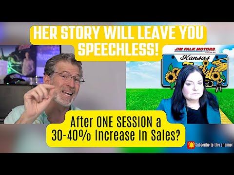 Speechless is what her story will leave you. 40% sales growth is now in her future after 1 session!