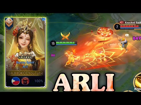 ARLI BUNNY SPIRIT SKIN NEW SEASON GAMEPLAY - HONOR OF KINGS