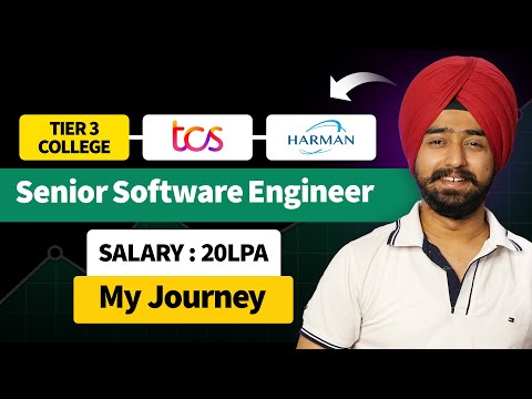 From Tier 3 College to 20LPA Package 🤑 at Harman as a Senior Software Engineer | My Journey