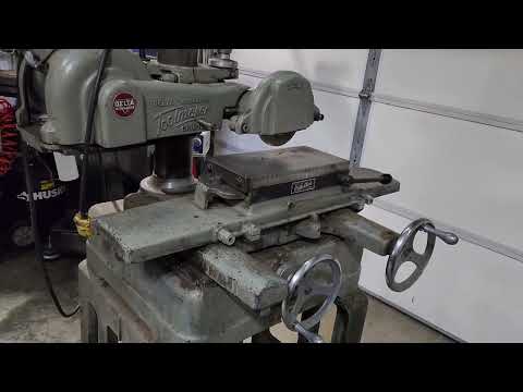 Delta toolmaker surface grinder walk around before tear down and restoration