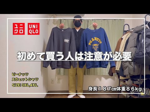 【UNIQLO】カラーやデザインが最高なピーナッツスウェットシャツは購入サイズが「カギ」なんです！