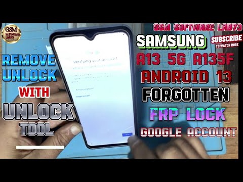 Samsung A13 A135F Android 13 Frp One Click Unlock Tool|Samsung A13 Google Account Bypass Unlock Tool