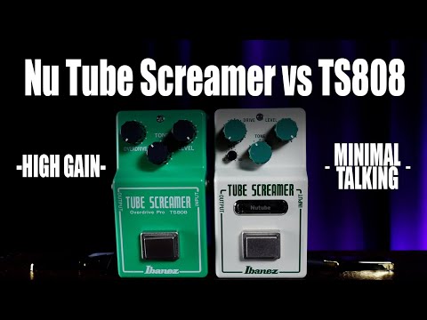 Nu Tube Screamer VS TS808 High Gain (minimal talking)