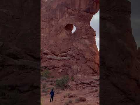 Awesome Turret Arch in Arches National Park near Moab Utah #Shorts