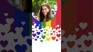 Princess Catherine wears the colors of rainbow #shorts #kateandwilliam