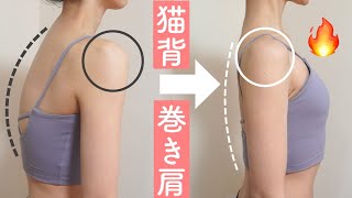 【Eng Sub】 Improve the rolled shoulders and stoop and look fine! Daily exercise that you can sit down