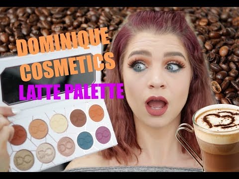 CHRISTEN DOMINIQUE LATTE PALETTE | DOMINIQUE COSMETICS REVIEW | SWATCHES + APPLICATION