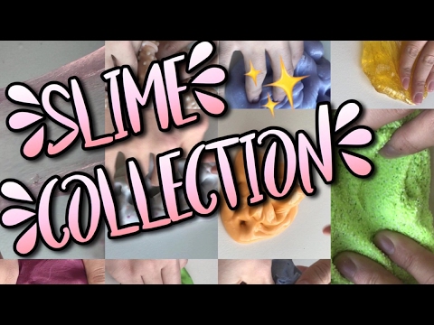 MY SLIME COLLECTION!!