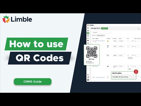 How to Use QR Codes in Limble | CMMS Tutorial