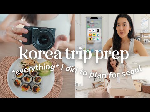 ✈️ Korea Planning Vlog | Chill Travel Prep, Apps to Download, Things I Bought, Planning Tips