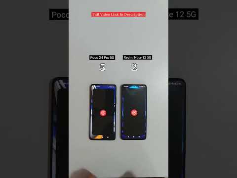 Poco X4 Pro 5G vs Redmi Note 12 5G speed test | #shorts #viral #youtubeshorts #shortvideo #redmi