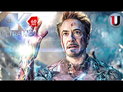 Avengers Endgame - And I Am Iron Man Snap Scene - Tony Stark Death Scene - MOVIE CLIP (4K)