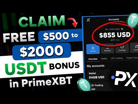 🛑 Get Free $500 to $2000+ USDT Bonus in PrimeXBT | How to Claim & Use? | Bitcoin PUMP Today