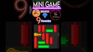 9th November Puzzle Game Trick, Hamster Kombat Easy steps #hamsterkombat #puzzle #blockchaingames