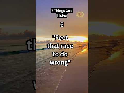 Are You Guilty of Any of the “7 Things God Hates? #factsaboutlife #biblefactstv