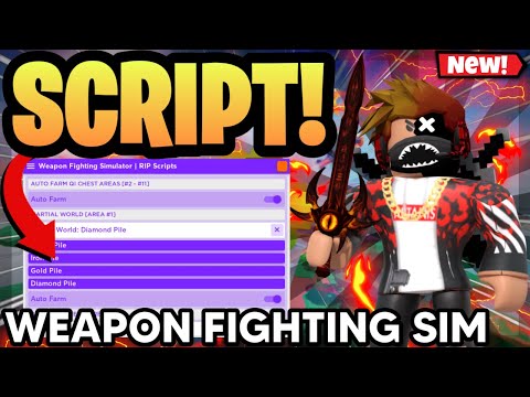 Weapon Fighting Simulator Script Hack | AUTOFARM + FREE GAMEPASS + INF MONEY | *Pastebin 2022*