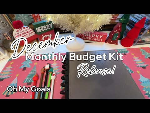 It’s Tiiiiimmme! DECEMBER BUDGET KIT RELEASE! *FREE* Download! | Oh My Goals