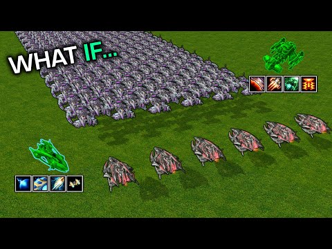 What if every unit had 1 hp? 6 Carriers vs 200 Battlecruisers 【Daily StarCraft Brawl】