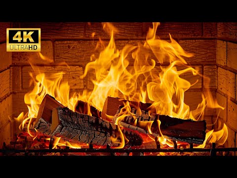 🔥 Cozy Fireplace 4K (LIVE 24/7)🔥Relaxing Fire Sound with Burning Logs