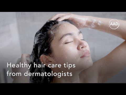 Healthy hair care tips from dermatologists