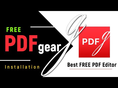 How to Install PDFgear Best FREE PDF Editor 2024 | Windows 11/10 PC or Laptop