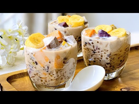 Bubur Cha Cha, Sweet Potato Taro Coconut Milk Dessert | 摩摩喳喳, 西米红薯椰奶甜点