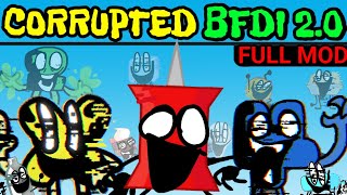 Friday Night Funkin' VS Pibby BFDI 2.0 - Battle for Corrupted Island V2 | Pibby X FNF (Pibby BFB V2)