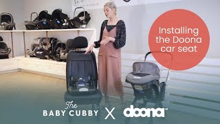 How to Install the Doona Car Seat and Stroller Combo | The Baby Cubby