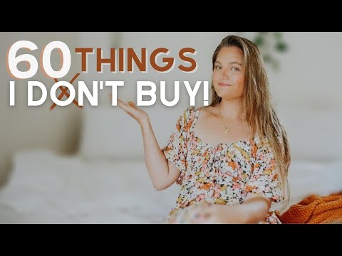 60 things I don't BUY ANYMORE (other ways we save money) 💰