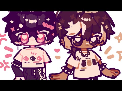 Duo Divas | Oc speedpaint | Orion Latté & Ace Bambell