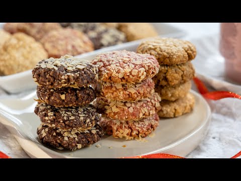 金麦香饼，越嚼越香、越吃越过瘾！新年饼食谱 | Golden Nestum Cereal Cookies